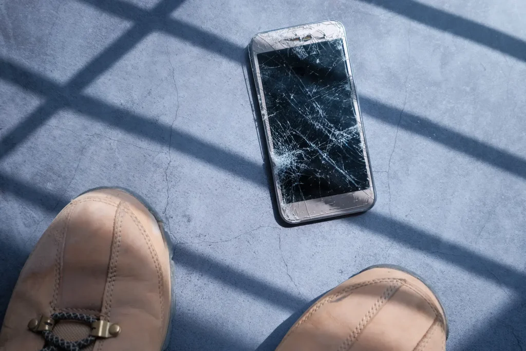 j'ai fait tomber mon téléphone par terre assurance